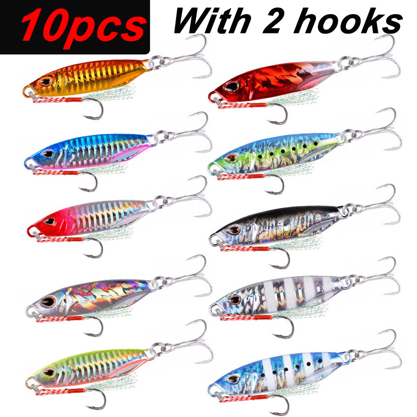 Fishing Equipment For Trout - 10 Buah Umpan Spinner Sendok Logam
