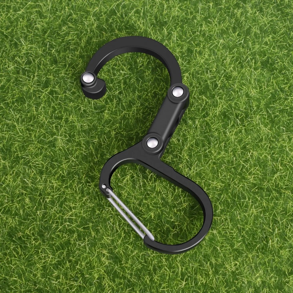 Fishing Equipment And Gear - Klip Carabiner Perlengkapan Berkemah Hibrida, Klip
