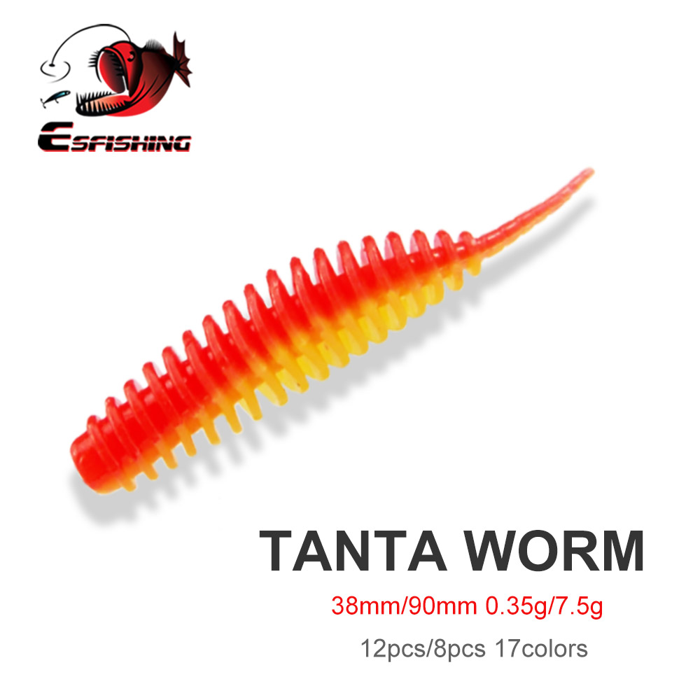 Fishing Equipment For Trout - Umpan Cacing Pancing ESFISHING Tanta 38mm