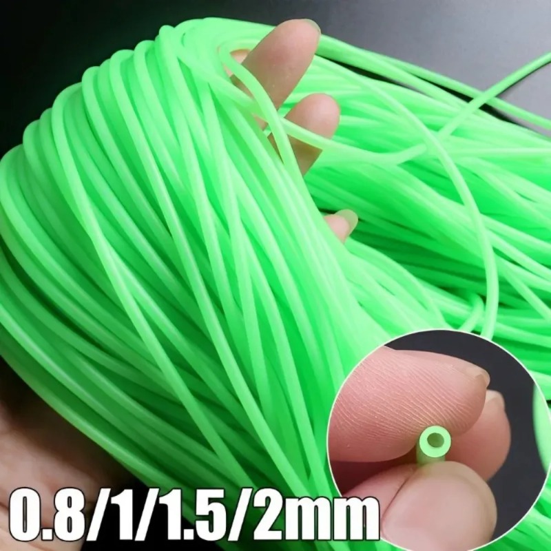 Night Float Fishing - Selang Silikon Pancing Bercahaya 0.8/1/1.2/1.5/2mm Anti
