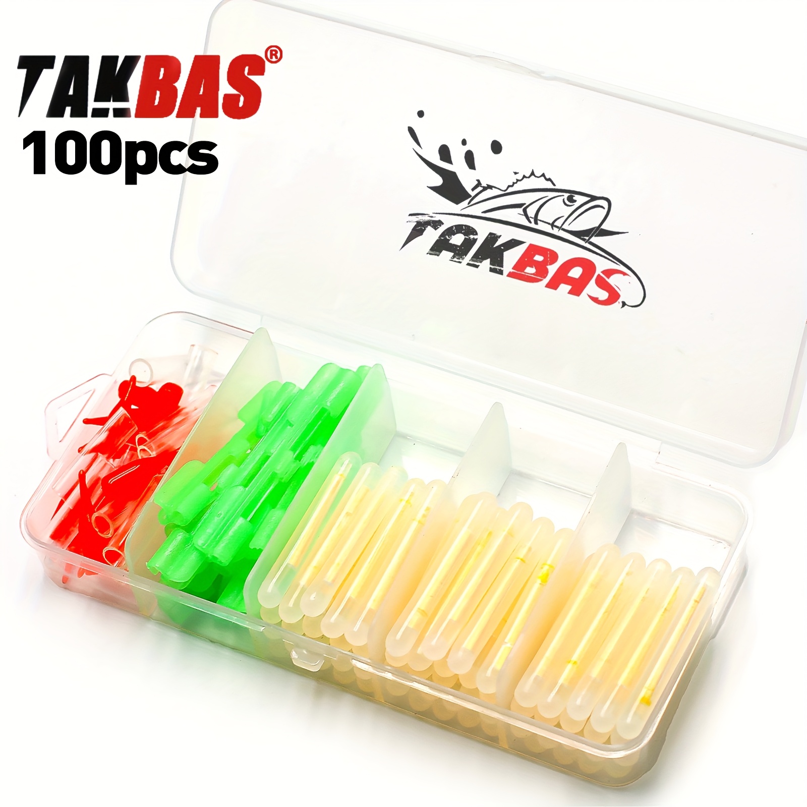 Night Float Fishing - 100 Buah Set Tongkat Cahaya Pancing,