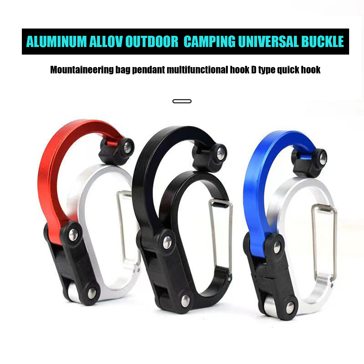 Fishing Equipment And Gear - Klip Pengait Carabiner Putar Tipe Hook