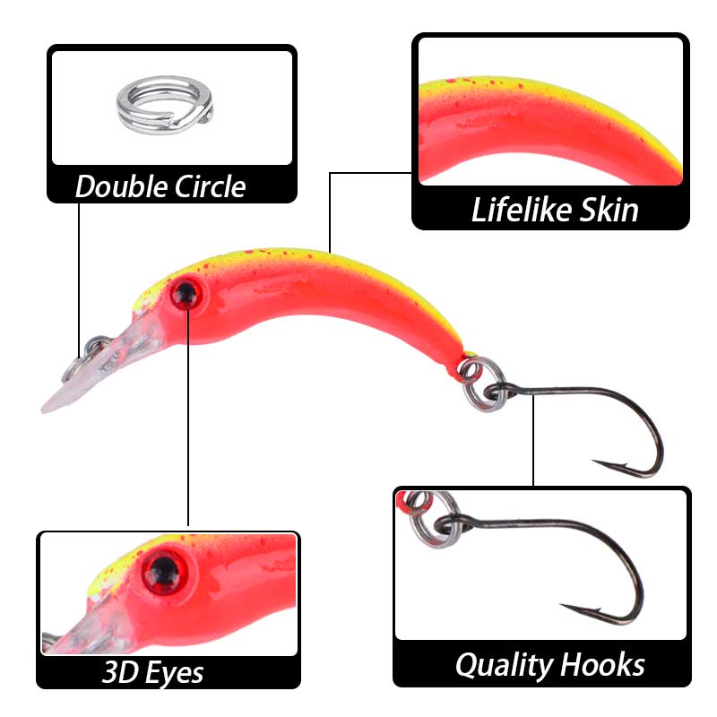 8 Buah Umpan Pancing Tenggelam - Fishing Equipment For Trout ulasan dan harga