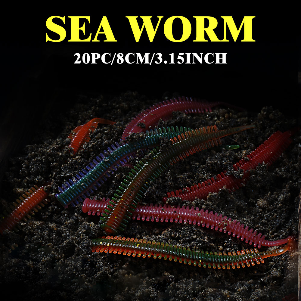 SUNMILE 10pcs Umpan Cacing Pas - Fishing Equipment For Trout ulasan dan harga