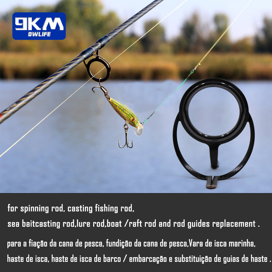 Set joran pancing putar, kompo - Fishing Equipment Rod ulasan dan harga