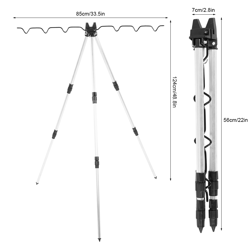 Penyangga Tripod Joran Pancing - Fishing Equipment Rod ulasan dan harga