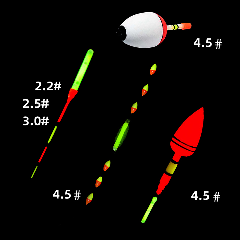10/50 Buah/Lot 2.2-4.5Mm Lampu - Night Float Fishing ulasan dan harga