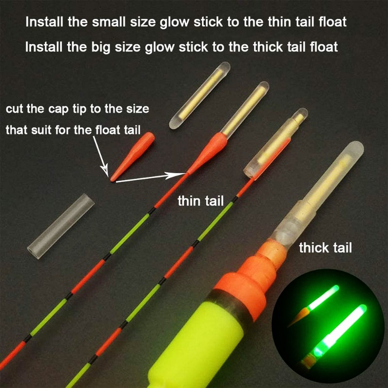 5/10/20/30/50 Buah Joran Neon  - Night Float Fishing ulasan dan harga