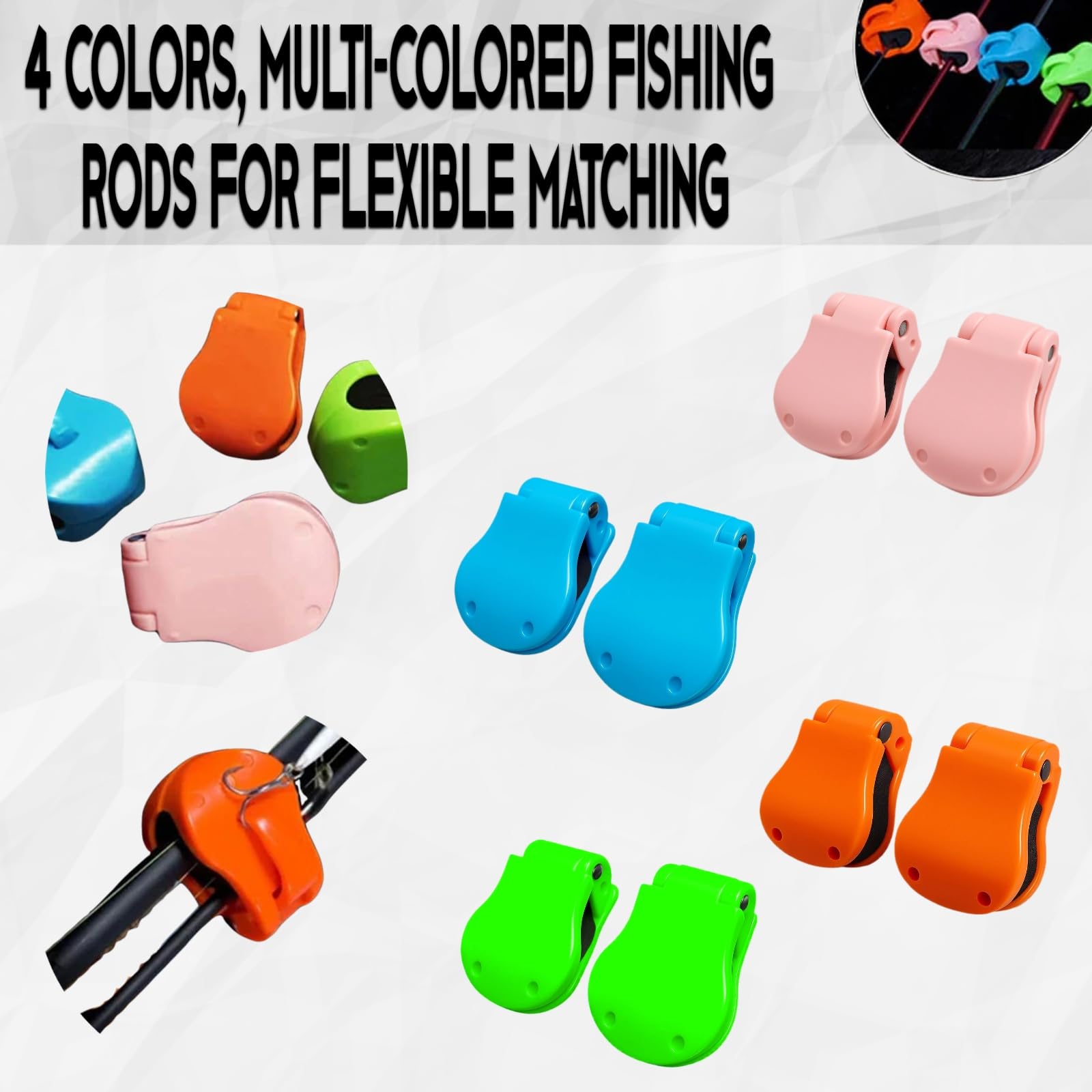 2 Buah Klip Joran Pancing Cepa - Fishing Rod Glove ulasan dan harga